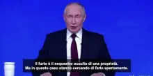 Putin: i beni russi congelati dall'Ue sono una rapina