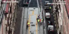 Via Indipendenza vista dall'alto dopo i lavori del tram. Il video