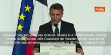 Guerra Ucraina, Macron: Dichiarazione dei Volenterosi per garantire una pace duratura