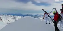 Milano Cortina 2026, la fiaccola olimpica arriva sul monte Rosa