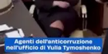 Agenti dell'anticorruzione nell'ufficio di Yulia Tymoshenko