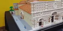 La Basilica di Collemaggio dell'Aquila in 90mila mattoncini Lego