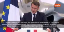 Macron Gli europei hanno responsabilit&agrave; particolare in Groenlandia