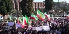 Roma, corteo per il popolo iraniano anti-regime e lo scia'