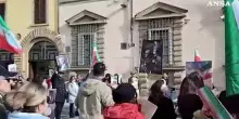 Firenze, manifestazione di esuli iraniani a favore dello scia'