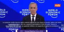 Premier Canada Carney a Davos: Medie potenze devono unirsi attorno al tavolo, o diventano men&ugrave;