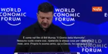 Zelensky a Davos cita il "Giorno della Marmotta": In un anno nulla &egrave; cambiato