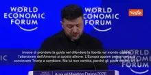 Zelenky a Davos: L'Europa pensa che Trump cambier&agrave;, ma non cambier&agrave;