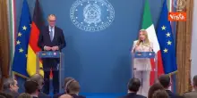 Meloni a Merz: Rafforziamo la cooperazione, oggi Italia e Germania pi&ugrave; vicine che mai