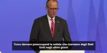Minneapolis, Merz: livello di violenza negli Stati Uniti preoccupante