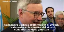 Alessandro Barbero all&rsquo;Universit&agrave; di Urbino. La risposta sulla censura del video sulla riforma della giustizia