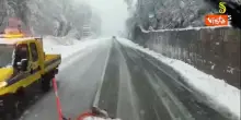 Intense nevicate in Calabria, mezzi e personale Anas al lavoro