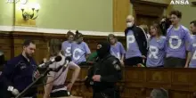 Budapest, la protesta in aula contro la condanna della tedesca antifascista