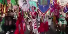 Rio de Janeiro, festa per il Carnevale Cordao do Boitata'