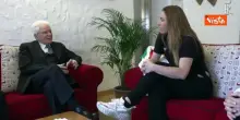 Milano Cortina, il Presidente Mattarella incontra la sciatrice Sofia Goggia