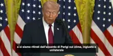Trump elogia il carbone: abbiamo messo fine alla "truffa green"