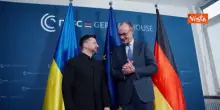 Bilaterale tra il Presidente dell'Ucraina Zelensky e il cancelliere tedesco Merz a Monaco