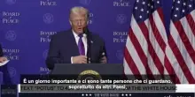 Board of Peace, Trump: 'pace' facile da dire, difficile da fare