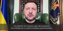 Zelensky: "Missili russi hanno componenti che arrivano anche da America ed Europa"
