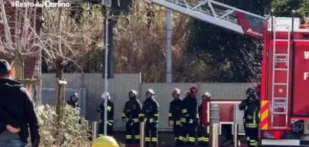 Incendio ad Ancona: il video da Vallemiano