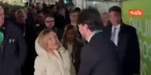 Milano Cortina 2026, il Presidente del Veneto Stefani accoglie Meloni alla cerimonia di chiusura