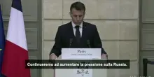 Ucraina, Macron: "Avanti con il ventesimo pacchetto di sanzioni"