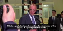 Merz: "Buona collaborazione con Cina, torno a casa con tanti compiti"