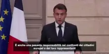 Ue, Macron: "spiacevole sorpresa" e "inadeguato" Mercosur provvisorio