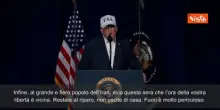 Attacco Iran, Trump: "L'ora della libert&agrave; degli iraniani sta per arrivare"