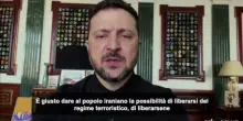 Zelensky: giusto dare a popolo iraniano una possibilit&agrave; contro regime