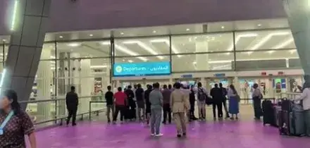 M.O., all'aeroporto di Dubai primi passeggeri in partenza