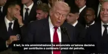 Iran, Trump: "Misure per contrastare l'aumento prezzi del petrolio"