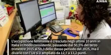 Occupazione femminile in calo per chi ha figli, determinante il fattore istruzione