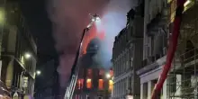 Violento incendio nella stazione centrale di Glasgow
