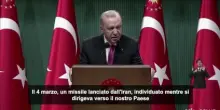 Erdogan mette in guardia l'Iran contro "azioni provocatorie"