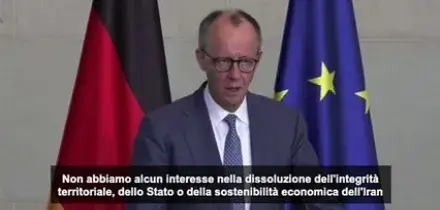 Iran, Merz: "Non abbiamo interesse in una guerra infinita"