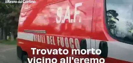 Trovato morto vicino all'eremo: il video