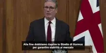 Hormuz, Starmer: piano con gli alleati per riaprire lo Stretto