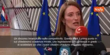 Consiglio Ue, Metsola: Primo punto all'ordine del giorno &egrave; la competitivit&agrave; europea