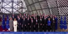 Ue, foto di gruppo dei leader al Consiglio Europeo