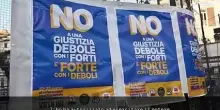 Referendum, Rosy Bindi e Gad Lerner a una manifestazione per il "No" a Genova