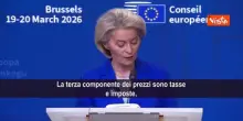 Caro energia, Von Der Leyen: Dobbiamo aggiornare meccanismo Ets e abbassare tasse elettricit&agrave;