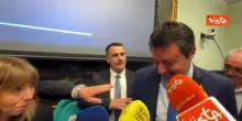 Salvini: Apprezzo lo sforzo creativo, ma non rispondo a domande su Governo e va via