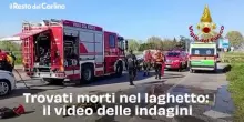 Trovati morti nel laghetto: il video delle indagini