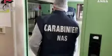 Controlli Nas in 558 mense ospedaliere, irregolarita' in 4 su 10