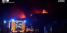 Scoppia incendio nella citta' ucraina di Khmelnytsky dopo un attacco di droni russi