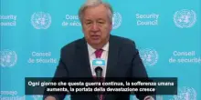 Guterres: sull'orlo di una guerra pi&ugrave; vasta in tutto il Medioriente
