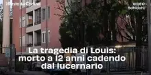 La tragedia di Louis: morto a 12 anni cadendo dal lucernario