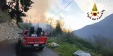Incendi boschivi in alta Lombardia, gli interventi dei Vigili del fuoco