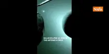 Una spettacolare eclissi solare nello spazio vista a bordo di Artemis II